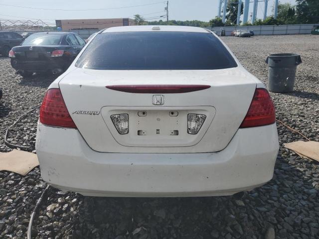 1HGCM56807A089909 - 2007 HONDA ACCORD EX WHITE photo 6