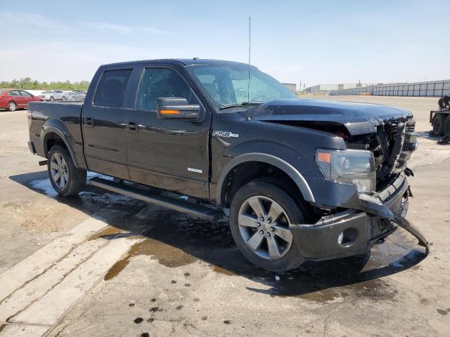 1FTFW1ET1DFD39905 - 2013 FORD F150 SUPERCREW BLACK photo 4