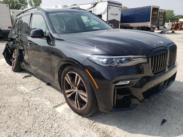 5UXCX6C00M9H60648 - 2021 BMW X7 M50I BLACK photo 1