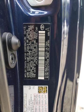 JTKJF5C76D3064954 - 2013 TOYOTA SCION TC 蓝色 照片 12