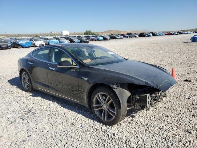 5YJSA1CG7DFP07432 - 2013 TESLA MODEL S BLACK photo 4