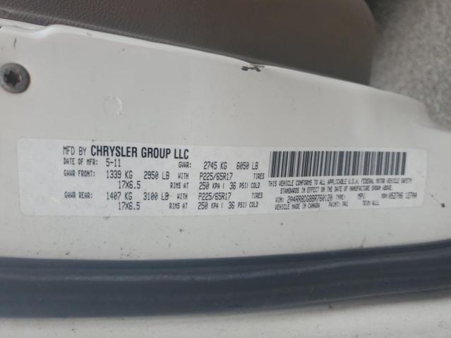 2A4RR8DG8BR760120 - 2011 CHRYSLER TOWN & COU TOURING L WHITE photo 13