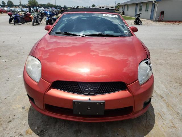 4A3AL25F29E043384 - 2009 MITSUBISHI ECLIPSE SPYDER GS RED photo 5