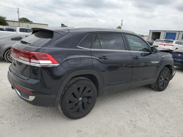 1V2JE2CA8RC227405 - 2024 VOLKSWAGEN ATLAS CROS SE Czarny zdjęcie 3