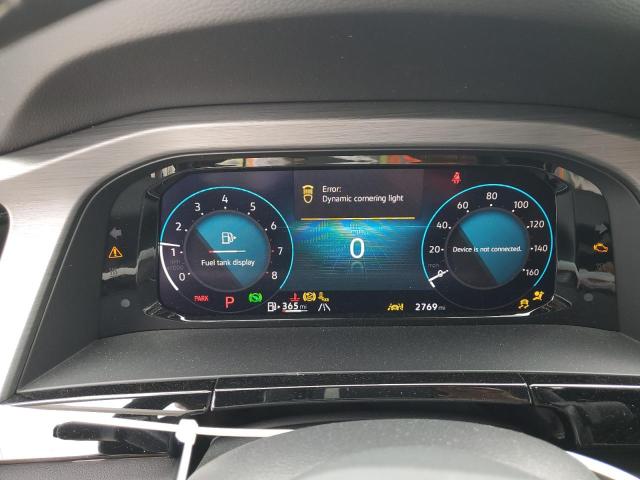 1V2JE2CA8RC227405 - 2024 VOLKSWAGEN ATLAS CROS SE Czarny zdjęcie 9