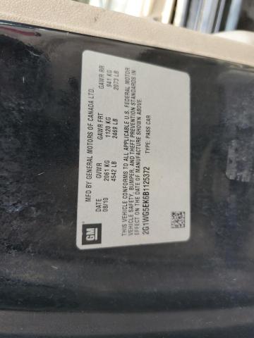 2G1WG5EK6B1125372 - 2011 CHEVROLET IMPALA LT 黑色 照片 12