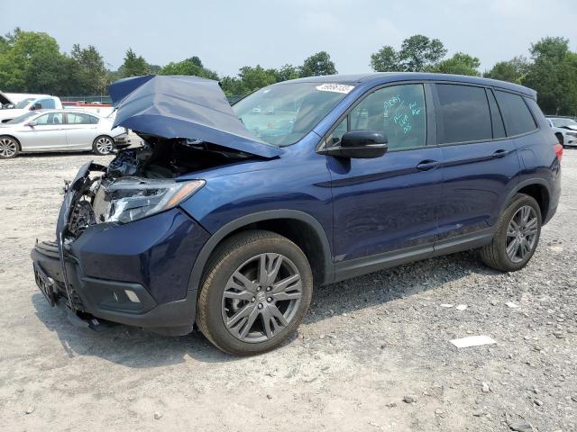 5FNYF8H51MB031975 - 2021 HONDA PASSPORT EXL أزرق صورة 1