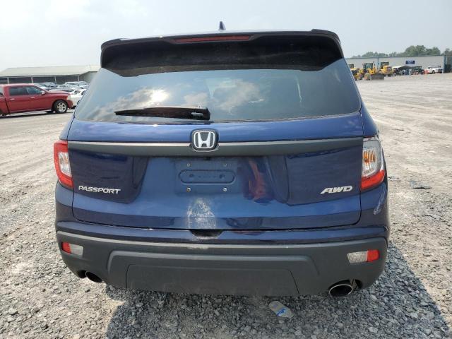5FNYF8H51MB031975 - 2021 HONDA PASSPORT EXL أزرق صورة 6