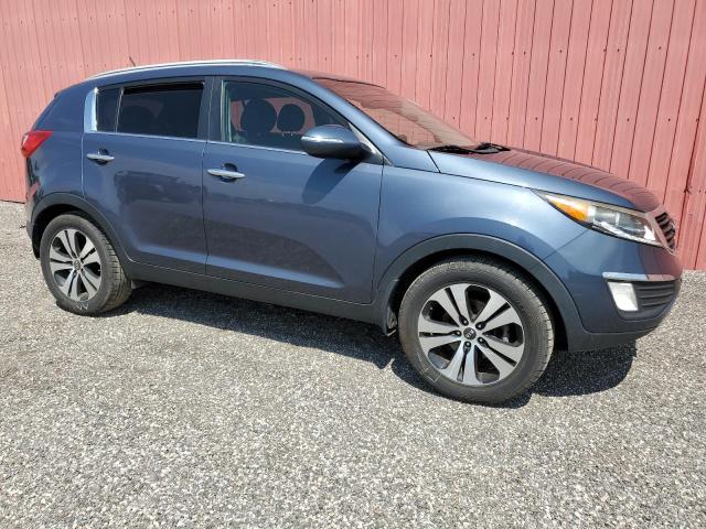 KNDPC3A28D7507989 - 2013 KIA SPORTAGE EX BLUE photo 4