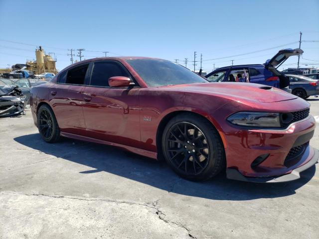 2C3CDXGJ3KH502061 - 2019 DODGE CHARGER SCAT PACK BURGUNDY photo 4