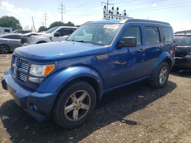 1D4PU5GK3AW126653 - 2010 DODGE NITRO SXT BLUE photo 1