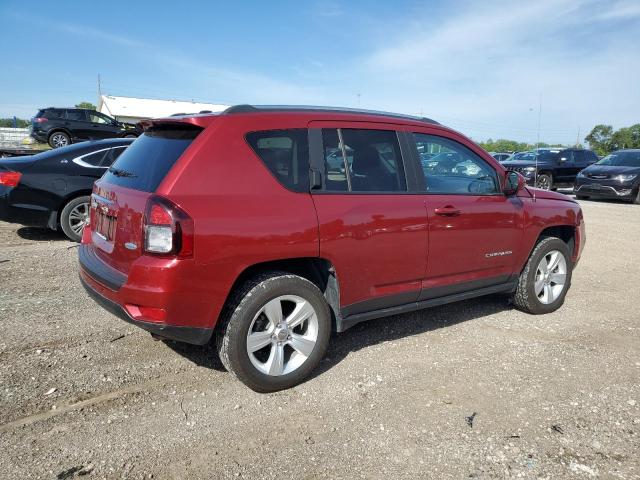 1C4NJDEB0ED549637 - 2014 JEEP COMPASS LATITUDE RED photo 3