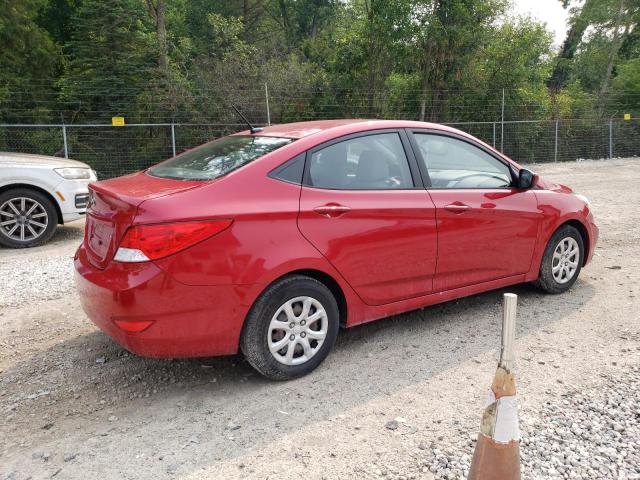 KMHCT4AE6EU617615 - 2014 HYUNDAI ACCENT GLS RED photo 3