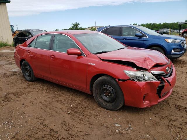 4T1BB3EK6BU138728 - 2011 TOYOTA CAMRY HYBRID RED photo 4