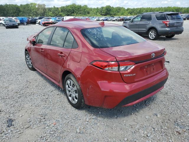 JTDEPRAE2LJ099225 - 2020 TOYOTA COROLLA LE RED photo 2