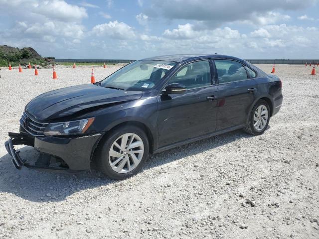 1VWLA7A31KC010871 - 2019 VOLKSWAGEN PASSAT WOLFSBURG BLACK photo 1