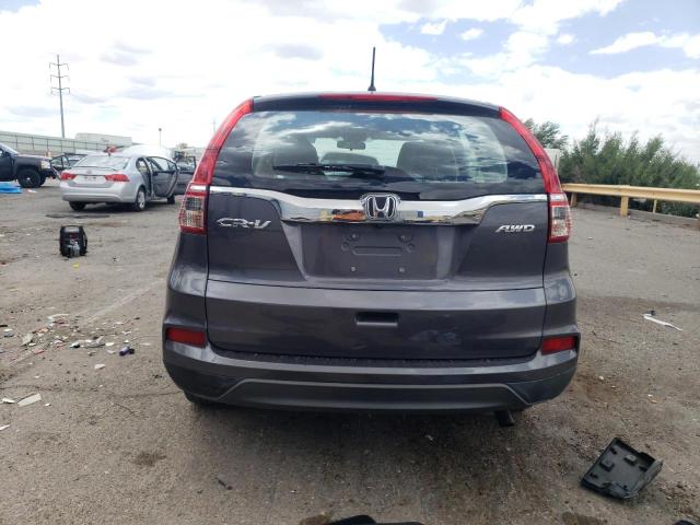 2HKRM4H31GH696091 - 2016 HONDA CR-V LX GRAY photo 6