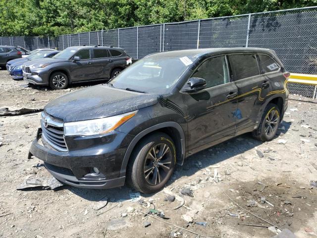 5TDJKRFH8GS320965 - 2016 TOYOTA HIGHLANDER XLE Սև լուսանկար 1