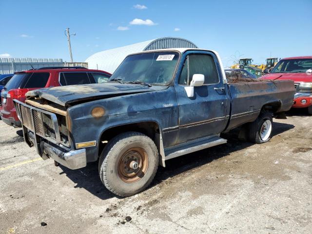 1GCGK24M3GS152287 - 1986 CHEVROLET K20 BLUE photo 1