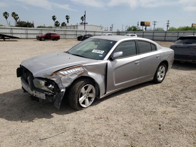 2C3CDXBGXEH363465 - 2014 DODGE CHARGER SE SILVER photo 1