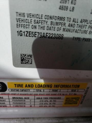 1G1ZE5E79AF223088 - 2010 CHEVROLET MALIBU LTZ თეთრი ფოტო 12