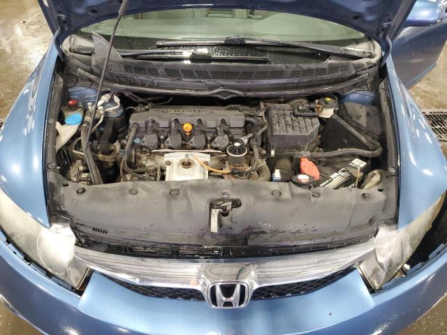 19XFA1F53BE031060 - 2011 HONDA CIVIC LX BLUE photo 11