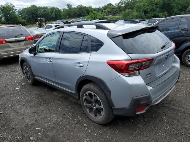 JF2GTAEC2NH283767 - 2022 SUBARU CROSSTREK PREMIUM SILVER photo 2