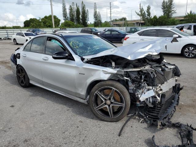 55SWF6EB4GU138320 - 2016 MERCEDES-BENZ C 450 4MATIC AMG SILVER photo 4