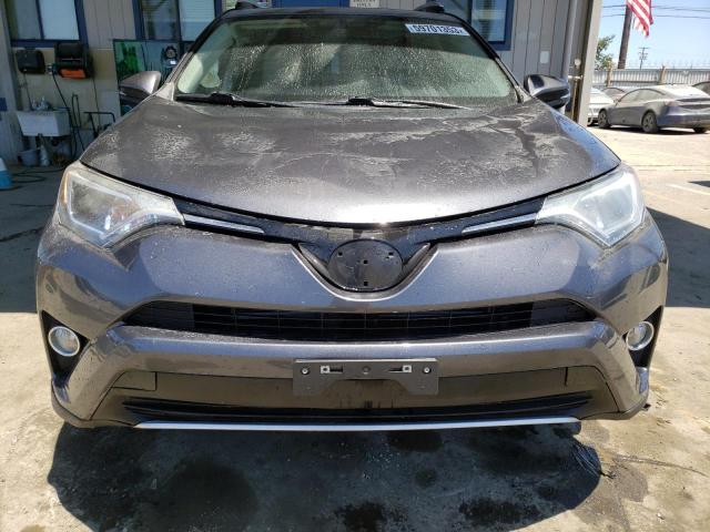 JTMRJREV5GD045208 - 2016 TOYOTA RAV4 HV XLE GRAY photo 5