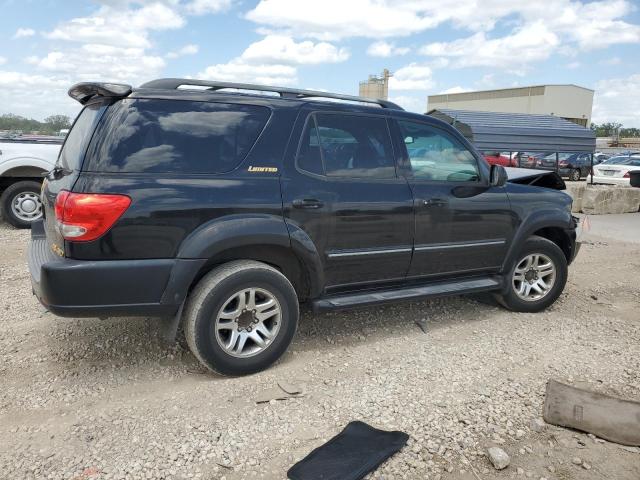 5TDBT48A56S258170 - 2006 TOYOTA SEQUOIA LIMITED BLACK photo 3