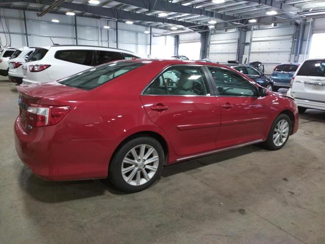 4T1BD1FK5EU122487 - 2014 TOYOTA CAMRY HYBRID RED photo 3