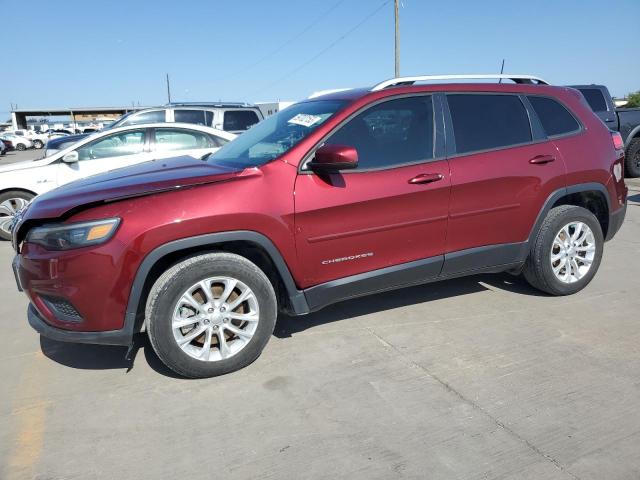 1C4PJLCB8MD174052 - 2021 JEEP CHEROKEE LATITUDE MAROON photo 1