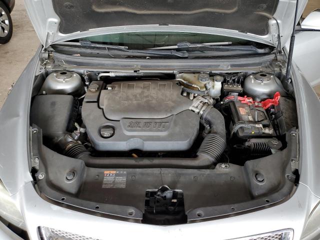 1G1ZG5E76CF108431 - 2012 CHEVROLET MALIBU LTZ ვერცხლისფერი ფოტო 11