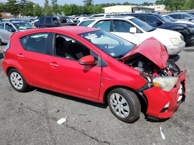 JTDKDTB39D1539691 - 2013 TOYOTA PRIUS C RED photo 4