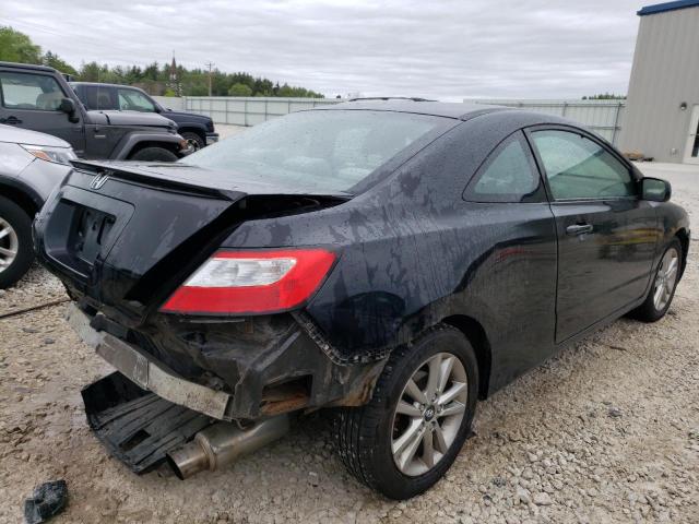 2HGFG12808H534672 - 2008 HONDA CIVIC EX BLACK photo 3