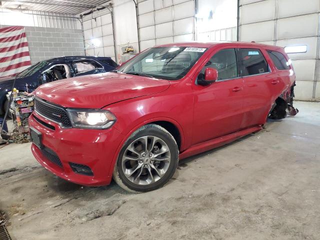 1C4RDJDG7KC744351 - 2019 DODGE DURANGO GT RED photo 1