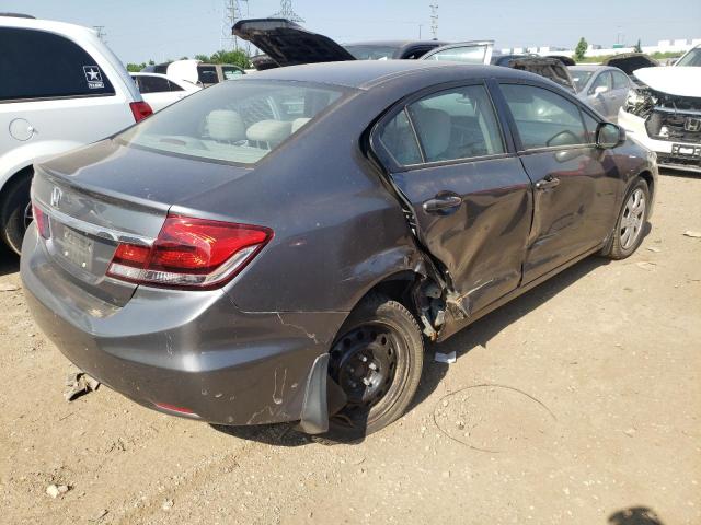 19XFB2F81DE062372 - 2013 HONDA CIVIC EX GRAY photo 3