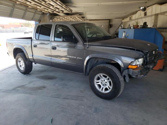 1B7HG38N82S541126 - 2002 DODGE DAKOTA QUAD SPORT GRAY photo 4