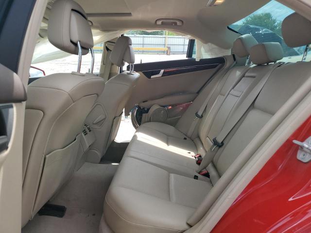 WDDGF8AB2DR265263 - 2013 MERCEDES-BENZ C 300 4MATIC RED photo 10