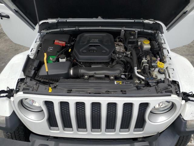 1C4HJXENXJW202016 - 2018 JEEP WRANGLER U SAHARA Ақ фото 11