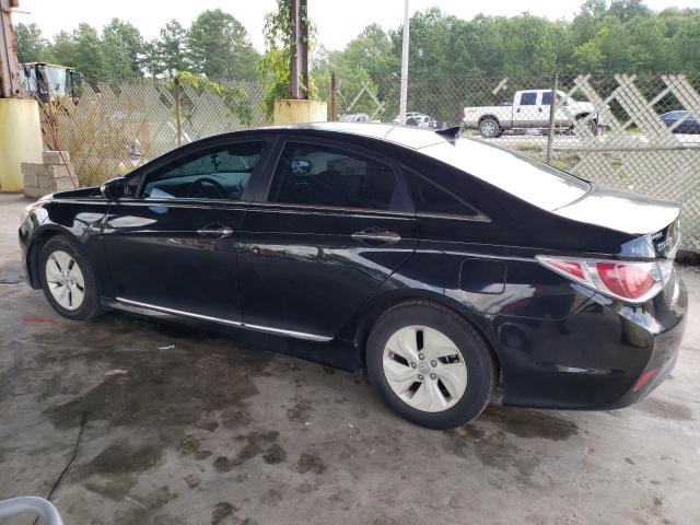 KMHEC4A49EA116428 - 2014 HYUNDAI SONATA HYBRID BLACK photo 2