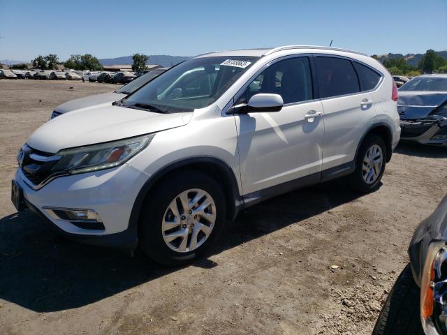 5J6RM4H73FL063177 - 2015 HONDA CR-V EXL WHITE photo 1