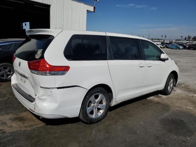 5TDKA3DC6CS014224 - 2012 TOYOTA SIENNA BASE WHITE photo 3