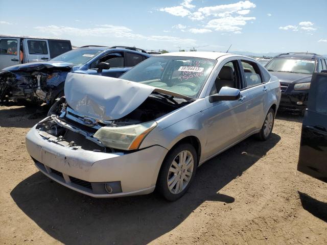 1FAHP3HN4BW150487 - 2011 FORD FOCUS SEL SILVER photo 1