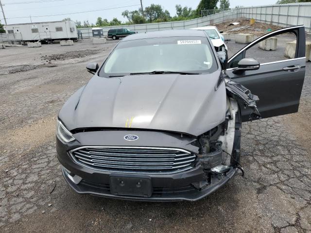 3FA6P0T97HR293171 - 2017 FORD FUSION SE GRAY photo 11