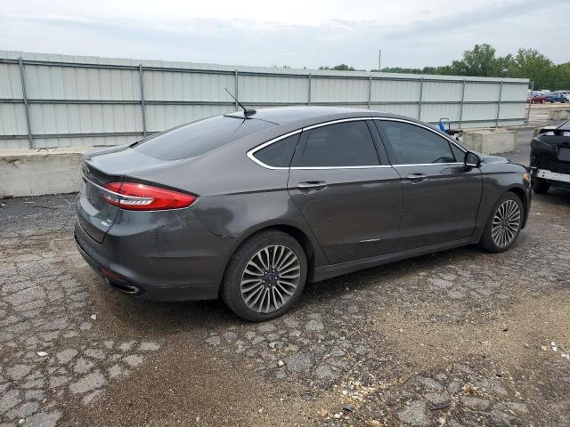 3FA6P0T97HR293171 - 2017 FORD FUSION SE GRAY photo 3