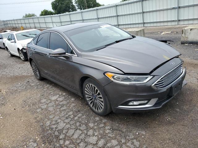 3FA6P0T97HR293171 - 2017 FORD FUSION SE GRAY photo 4