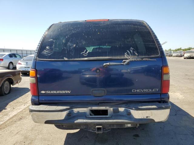 1GNEC16TX2J219914 - 2002 CHEVROLET SUBURBAN C1500 BLUE photo 6