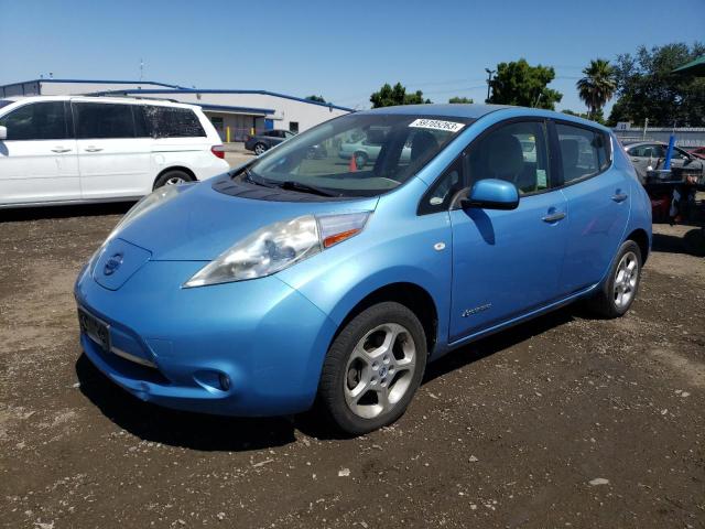 JN1AZ0CP8BT000903 - 2011 NISSAN LEAF SV BLUE photo 1