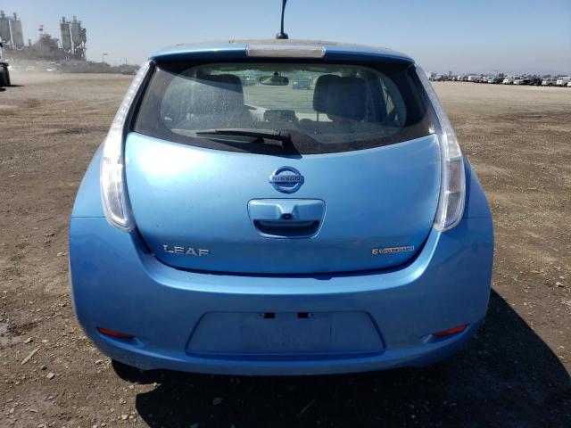 JN1AZ0CP8BT000903 - 2011 NISSAN LEAF SV BLUE photo 6